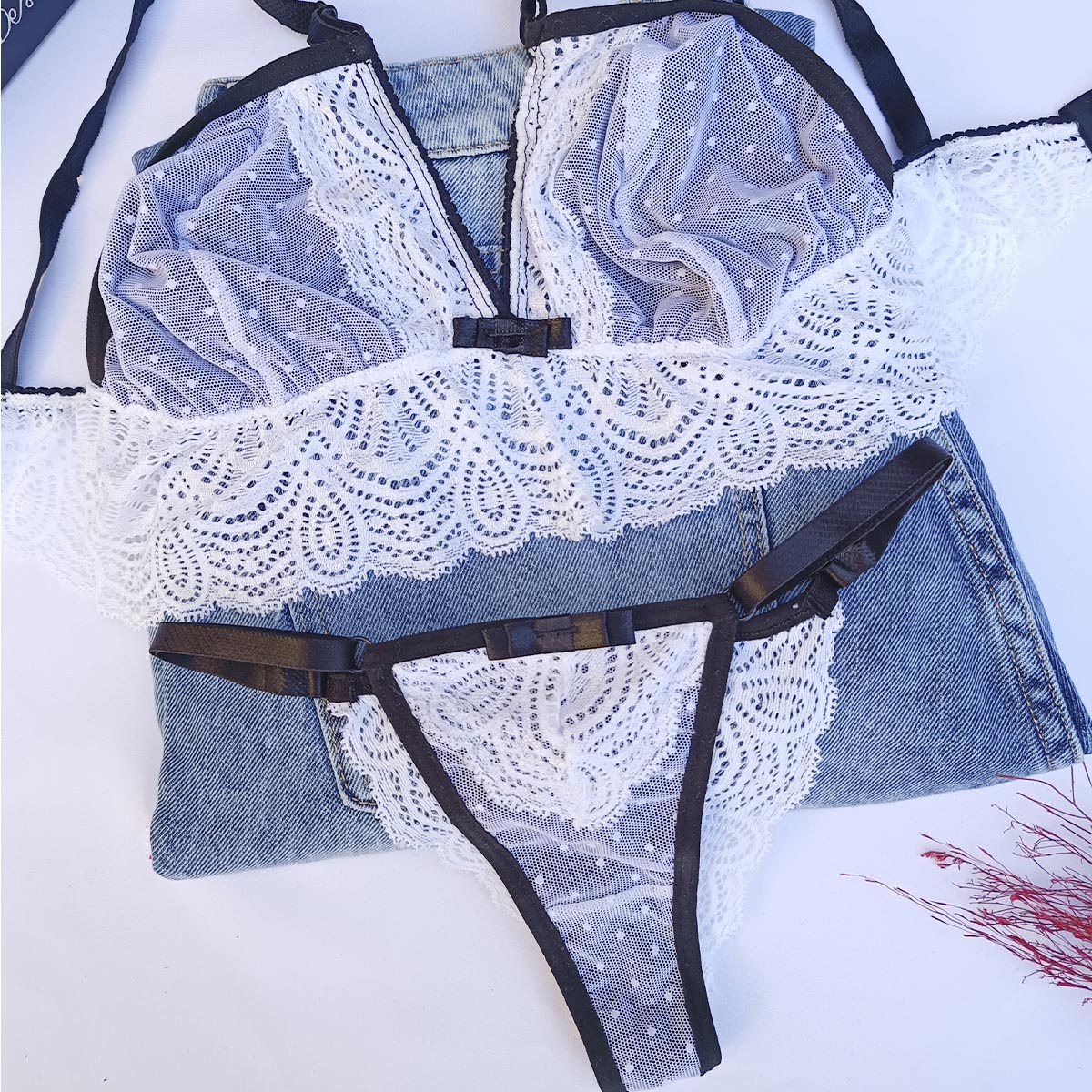 Conjunto Lingerie Sem Bojo Letícia Like4you